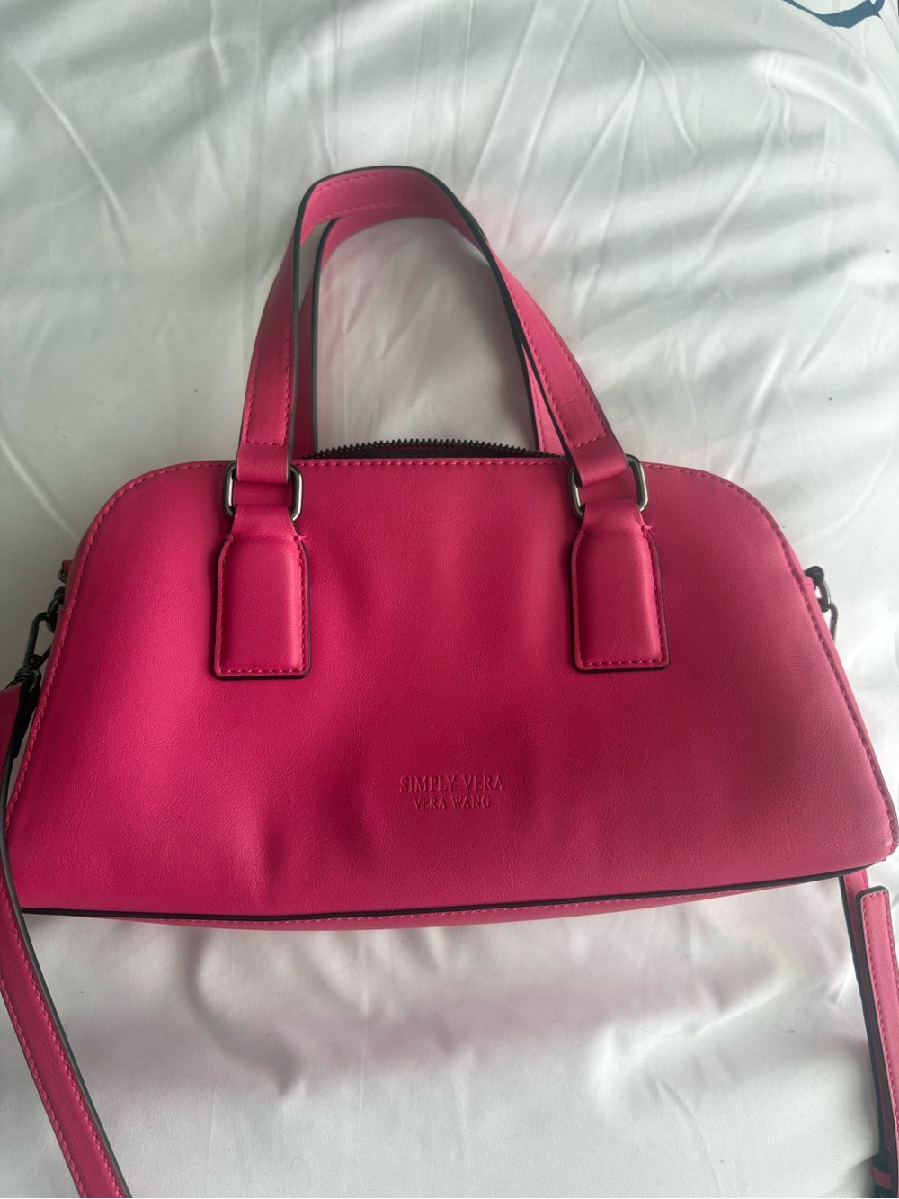 Simply Vera Vera Wang Vibrant Pink Satchel